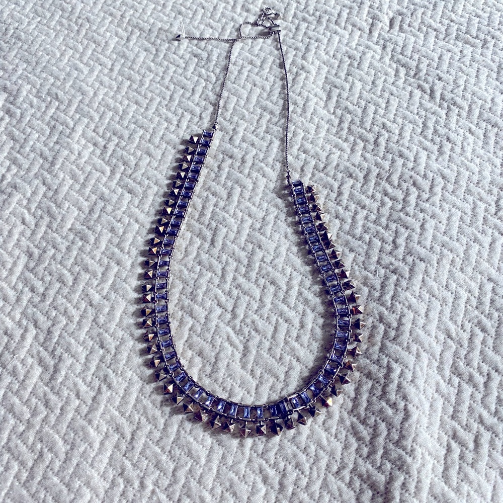 Silver & Amethyst Kendra Scott Necklace 💗